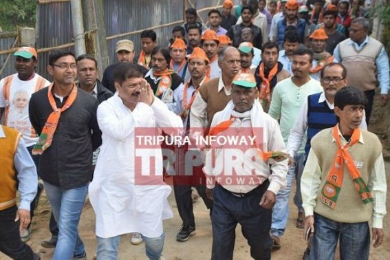 Sudip's team starts door to door campaigning